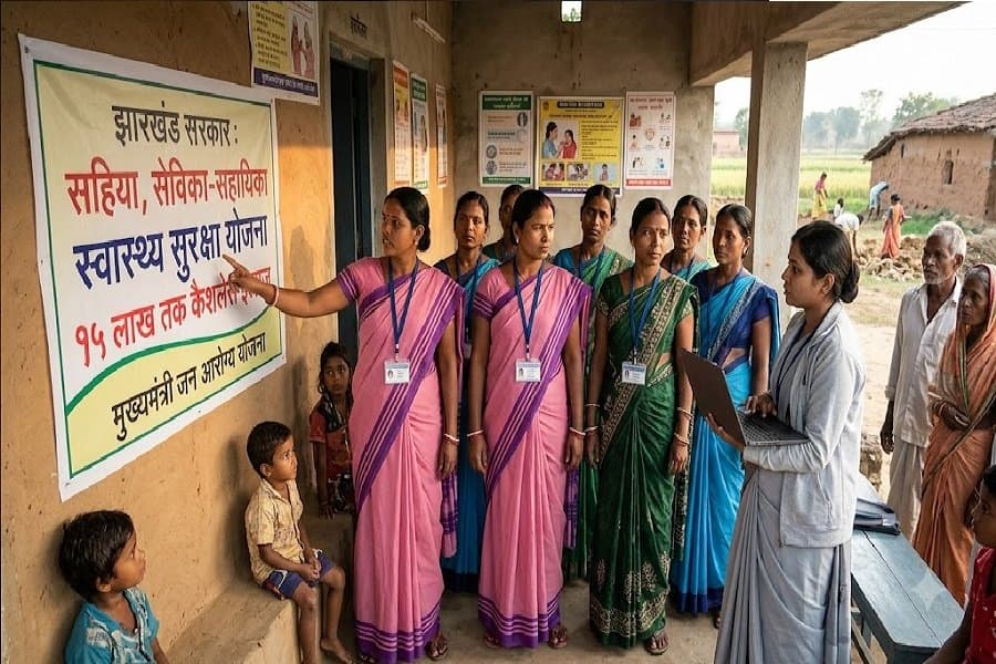 झारखंड की आशा वर्कर और सेविका–सहायिका का होगा स्वास्थ्य बीमा, 15 लाख तक कैशलेस इलाज