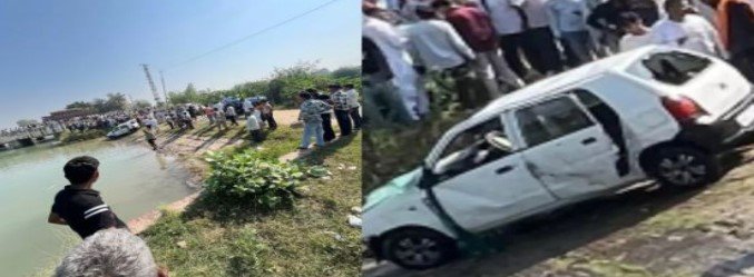 Haryana accident gandiv live